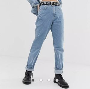 Ragged Jeans mom jeans in midwash blue Size 24